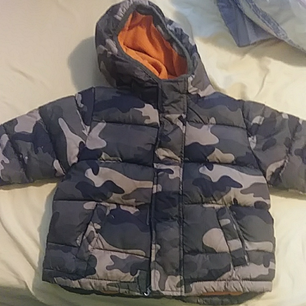 kids camo winter coat